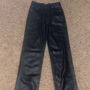 Zara Leather Pants